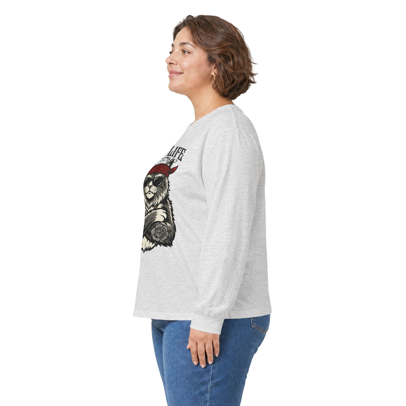 Hug Life Hardcore Bandana Feline Long Sleeve
