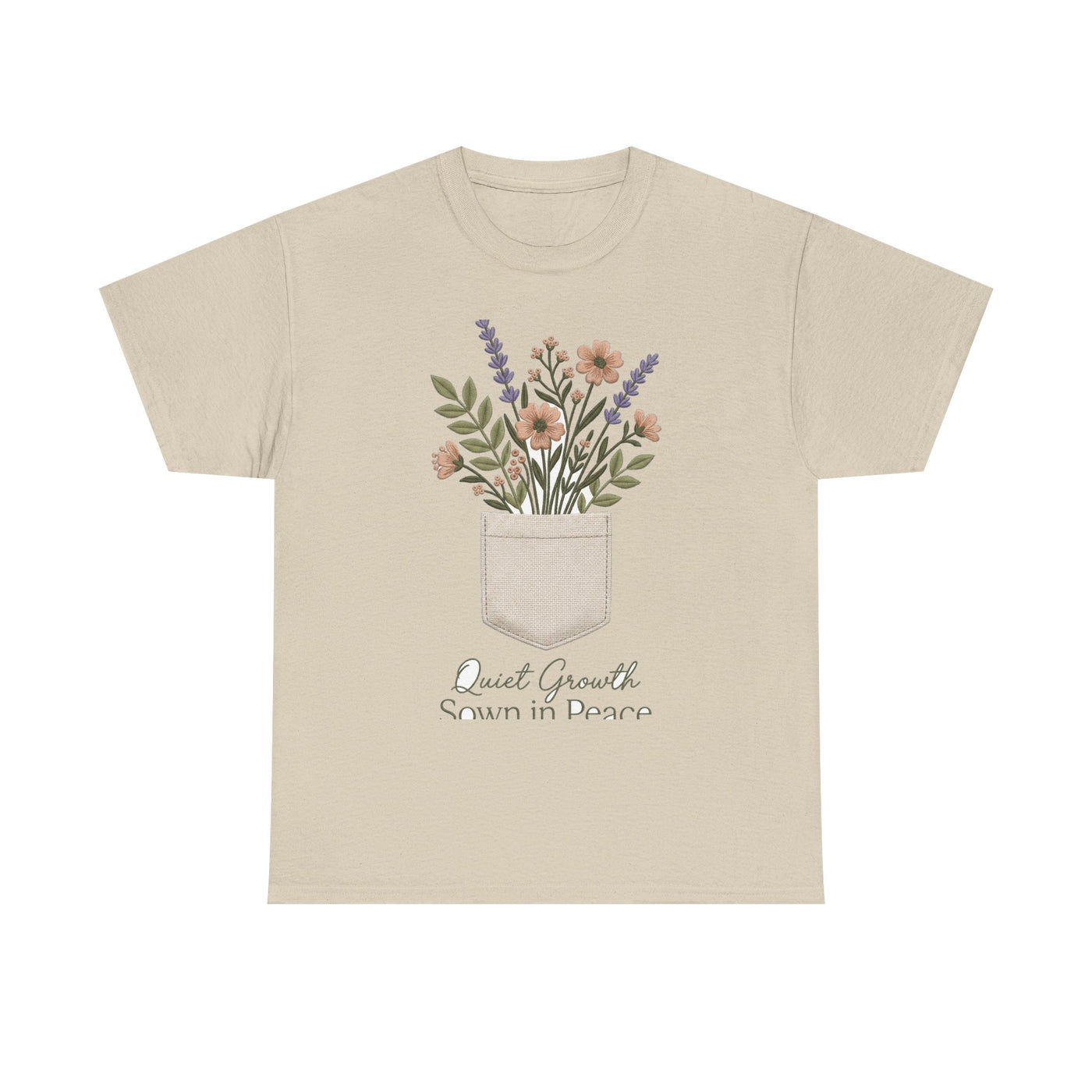 Pocketful of Peace Faux Stitch Tee