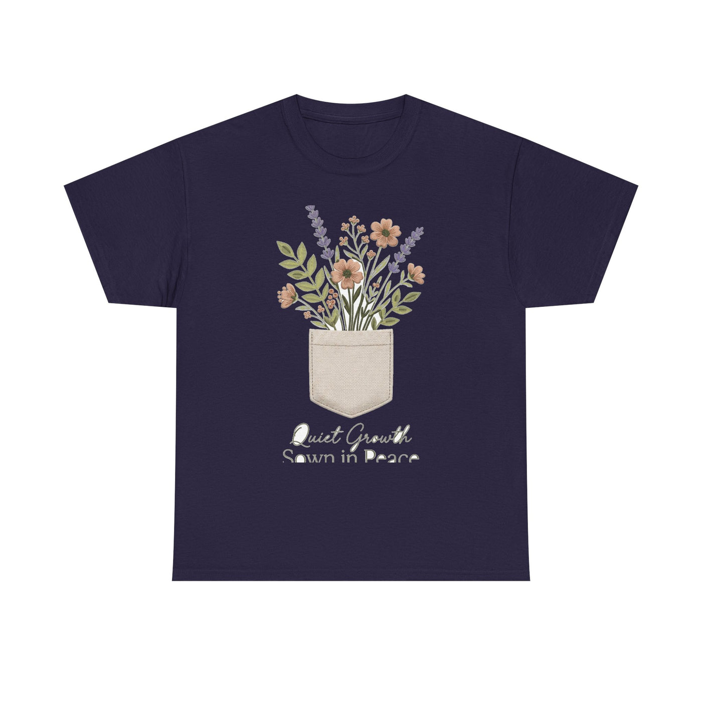 Pocketful of Peace Faux Stitch Tee