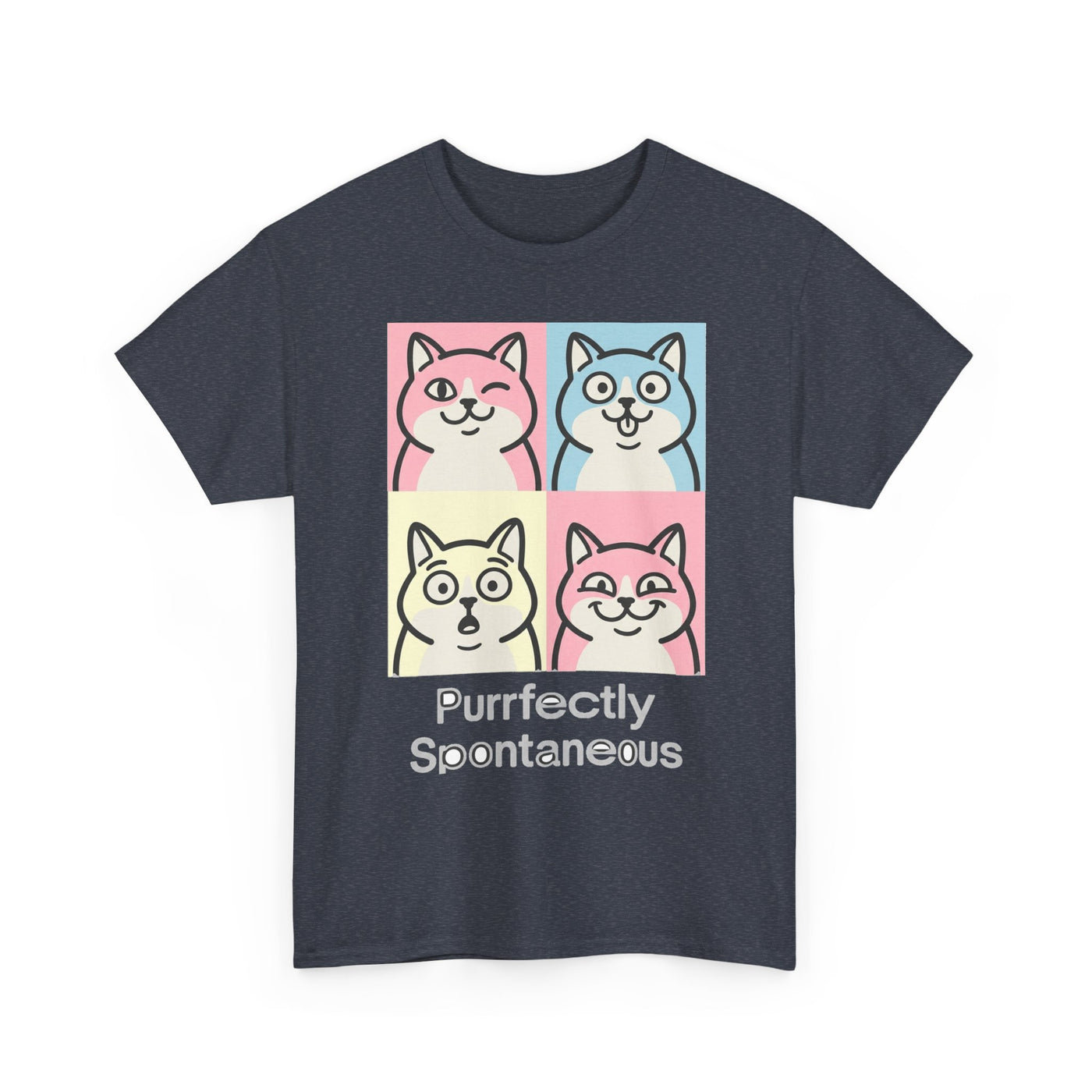 Pastel Pop Art Kitten Grid