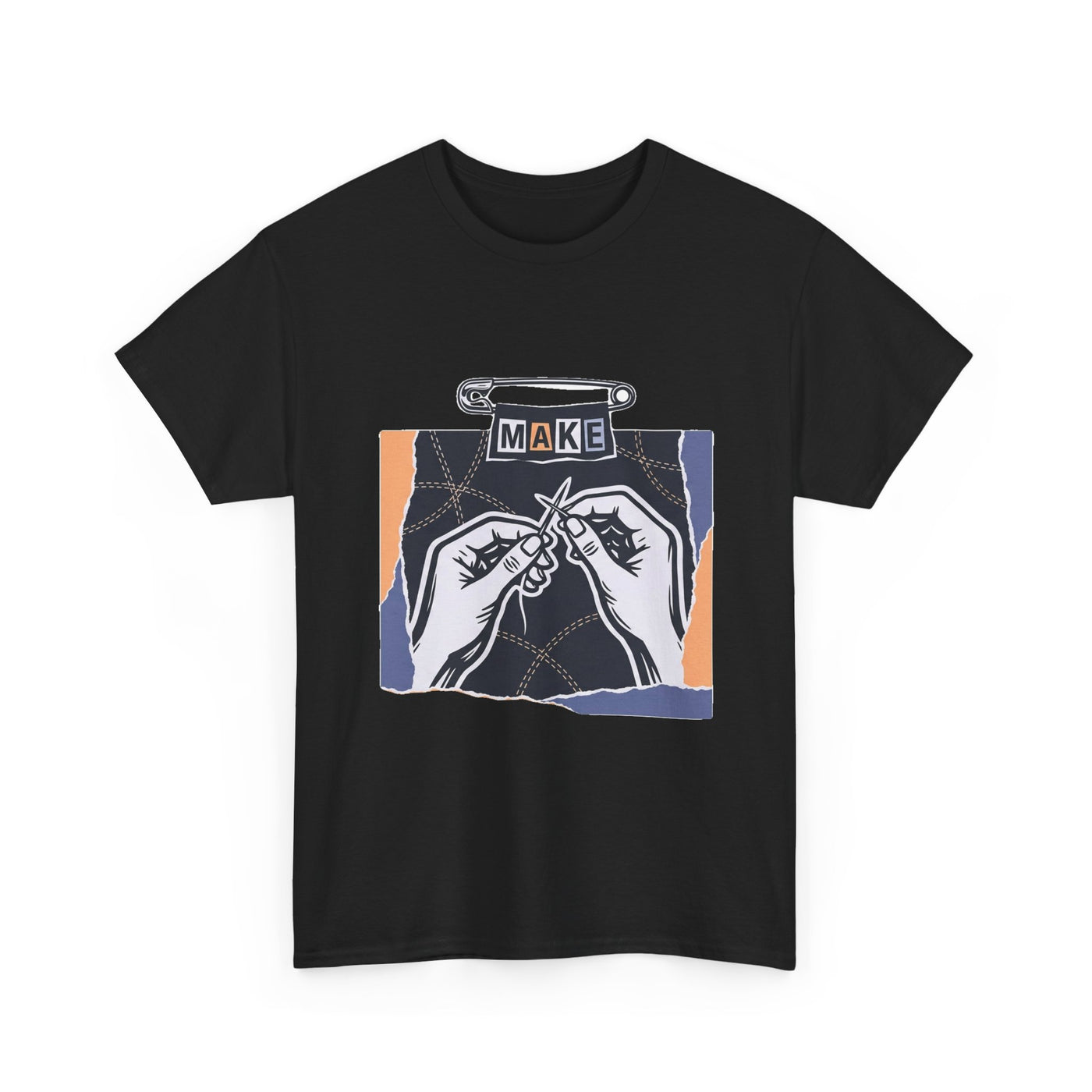 Mended By Hand Navy Graphic Tee