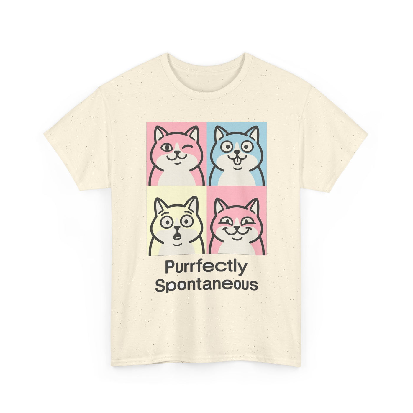 Pastel Pop Art Kitten Grid