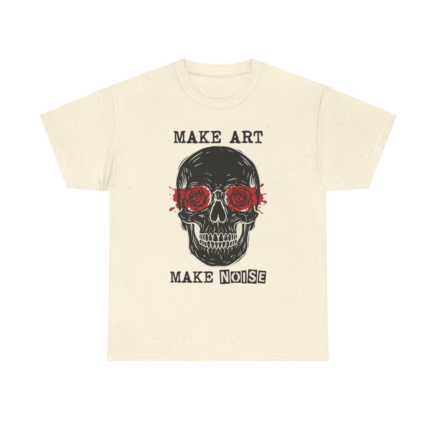Make Art Make Noise Linocut Skull