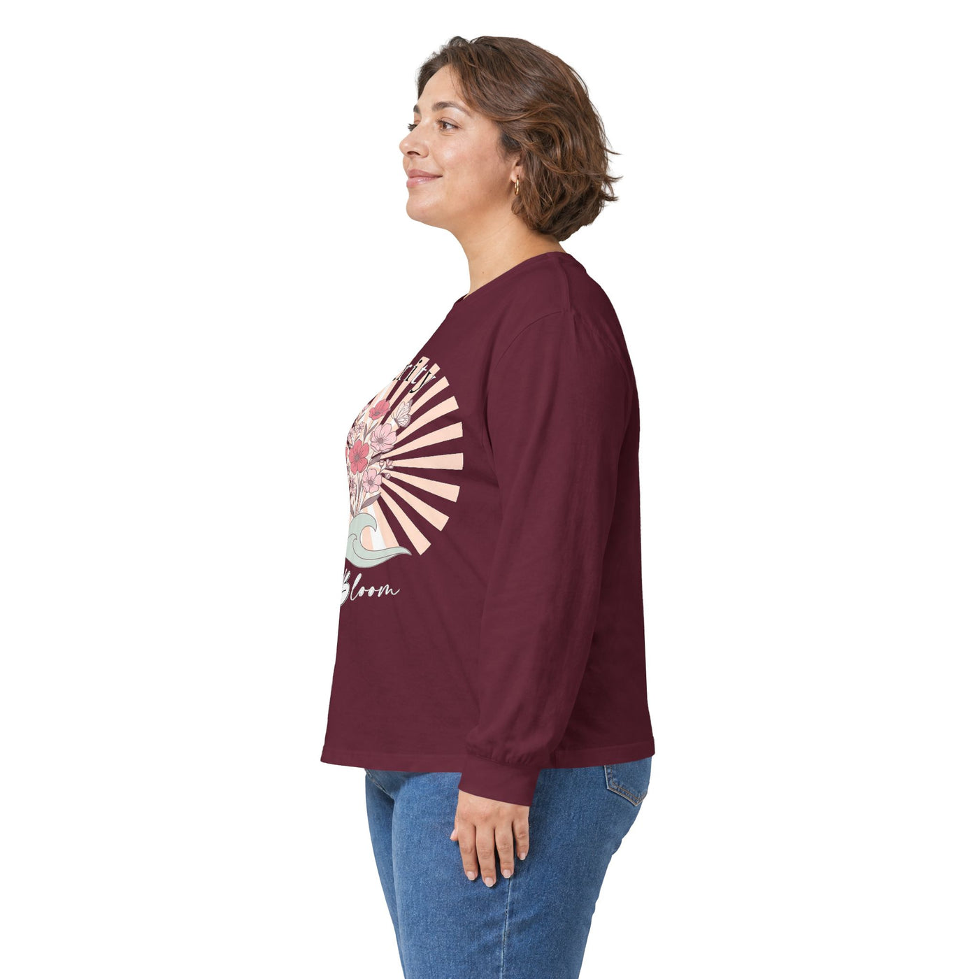 Clarity in Bloom Wildflower Sunburst Long Sleeve