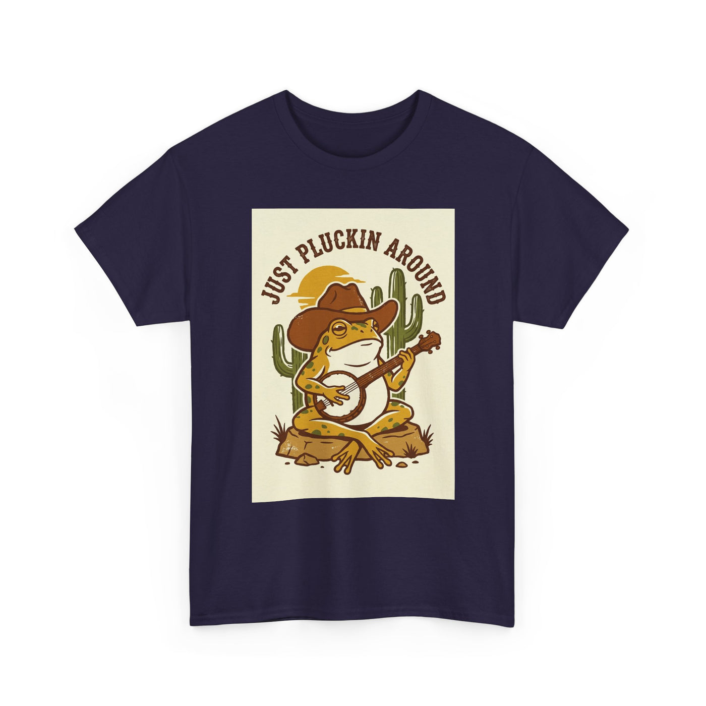 Just Pluckin Around Cowboy Toad Tee