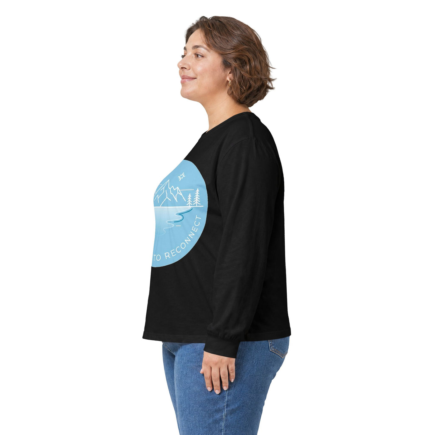 Unplugged Horizons: Glacier Escape Long Sleeve