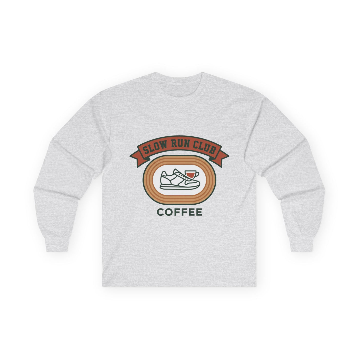 Retro Slow Run Coffee Crest Long Sleeve