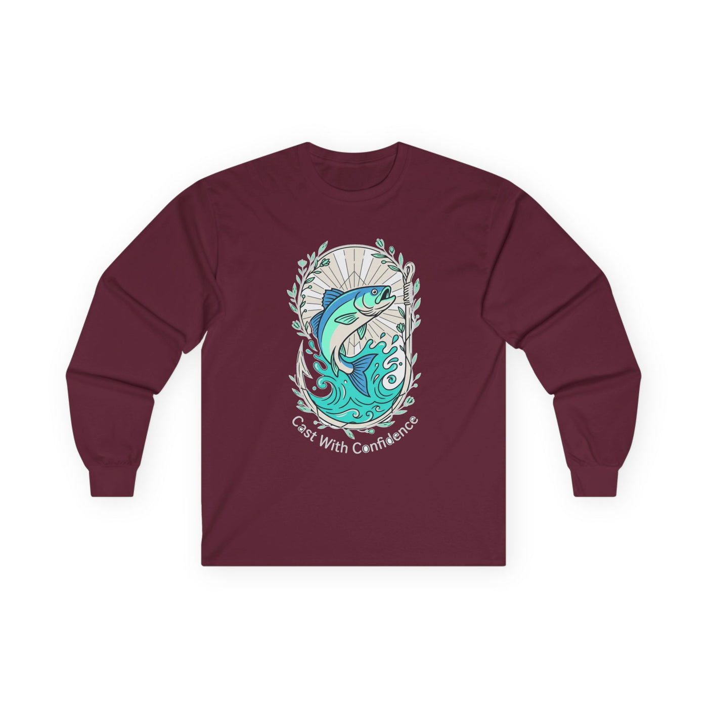 Reel Strength Floral Hook Fishing Long Sleeve