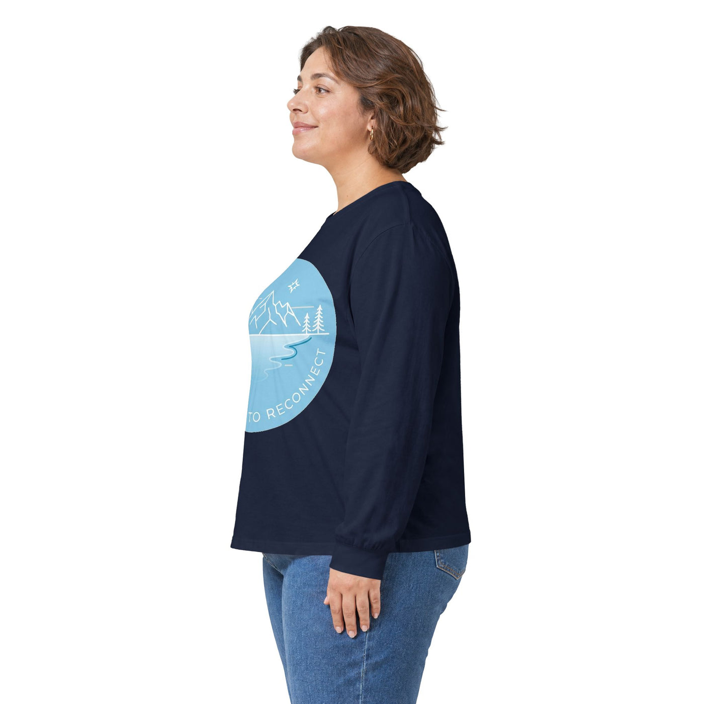 Unplugged Horizons: Glacier Escape Long Sleeve