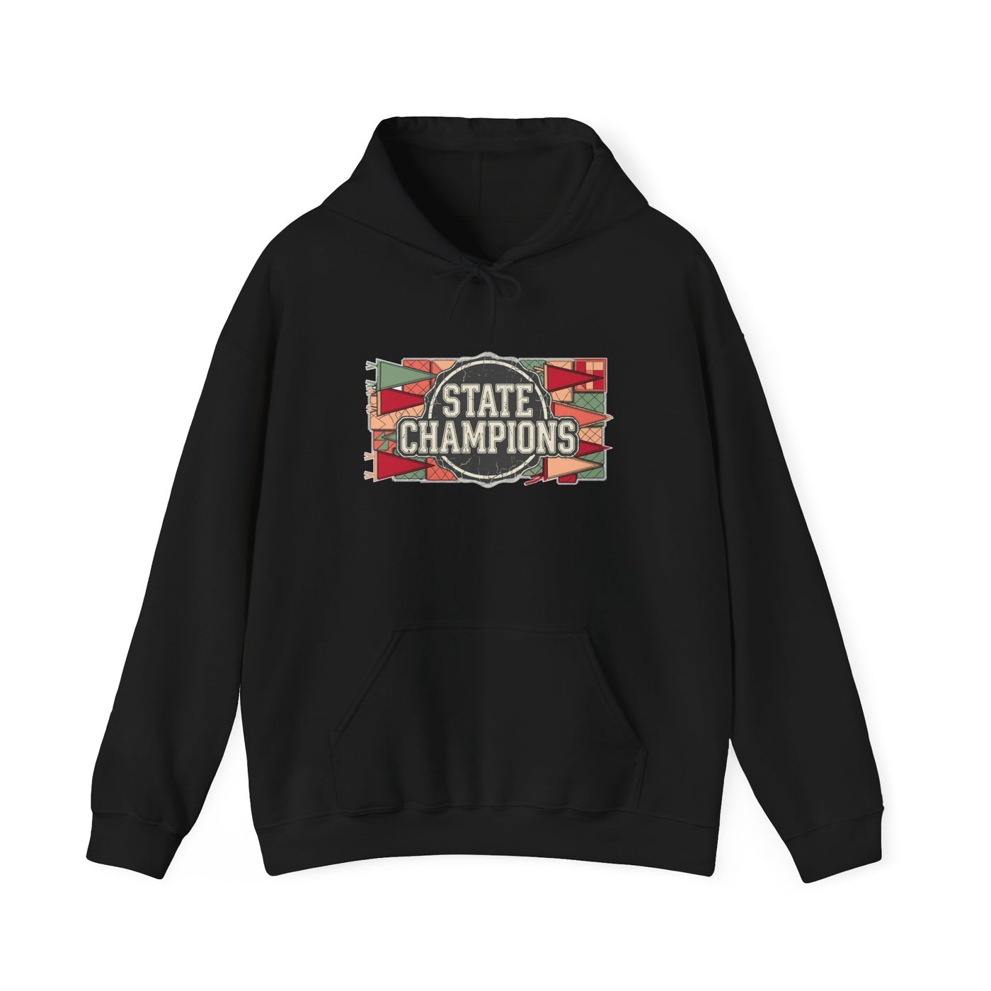 Vintage Varsity Patchwork Tee Hoodie