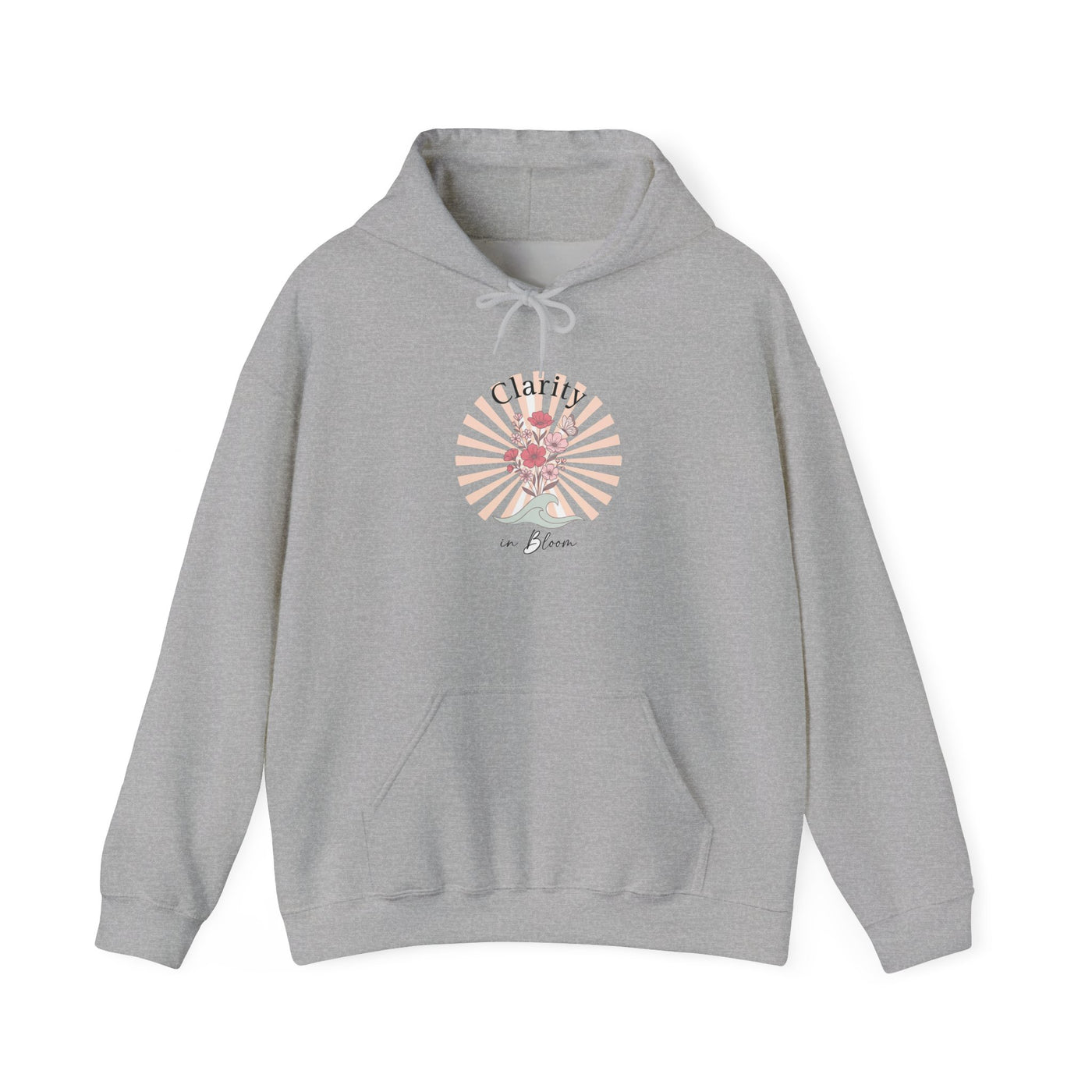 Clarity in Bloom Wildflower Sunburst Hoodie