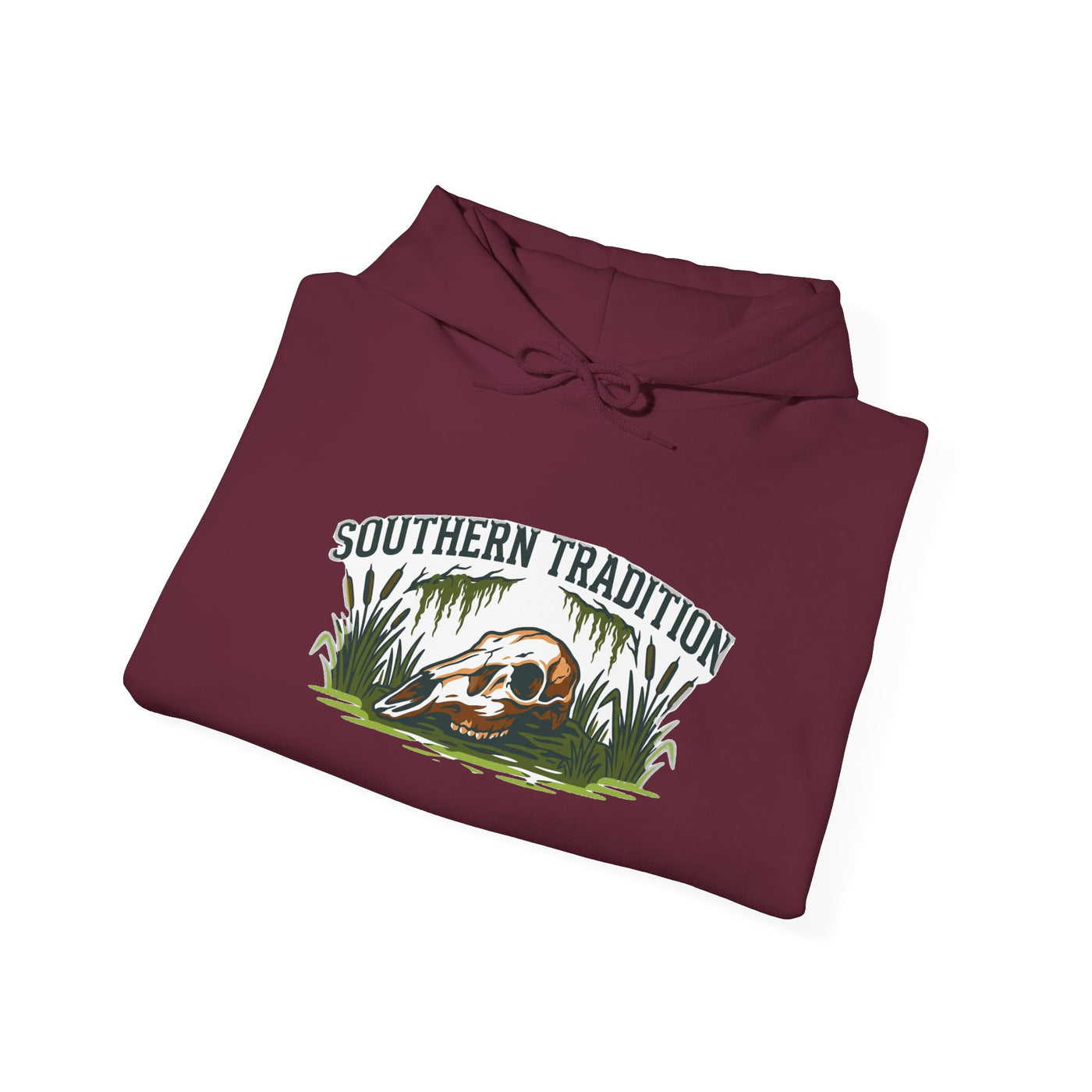 Vintage Southern Outdoors Deer Skull Hoodie