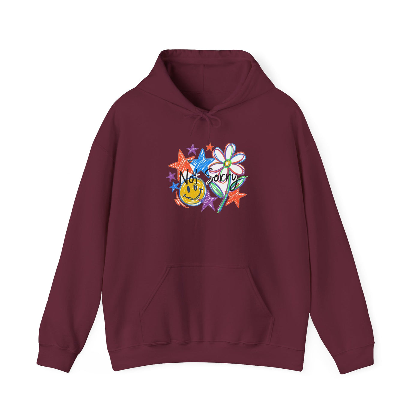 Scribble Your Own Rules Doodle Tee Hoodie