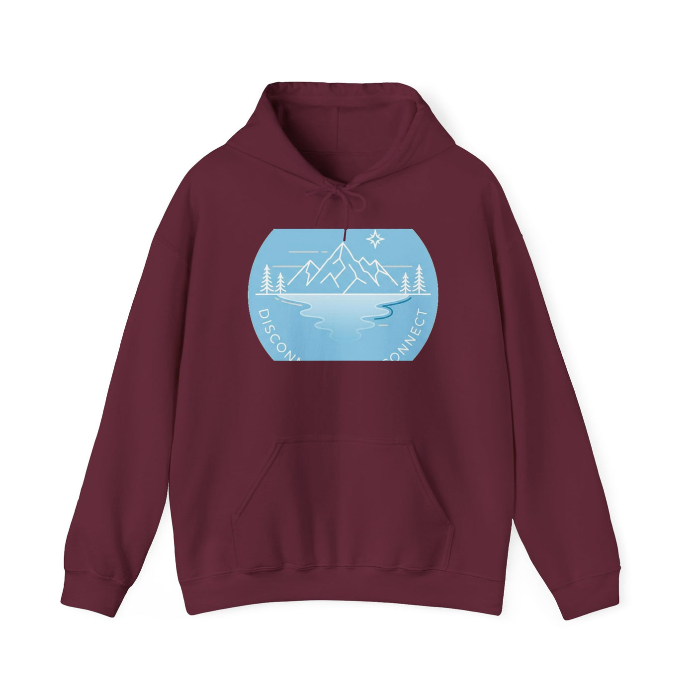 Unplugged Horizons: Glacier Escape Hoodie