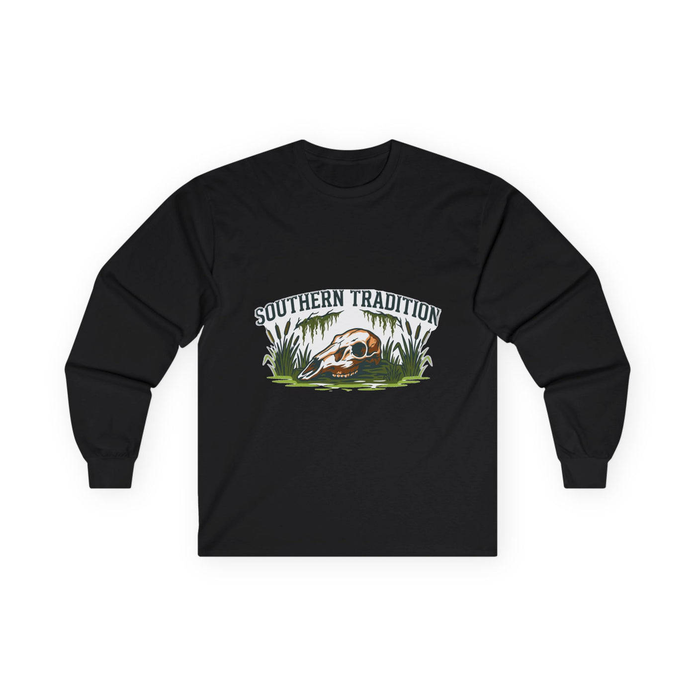 Vintage Southern Outdoors Deer Skull Long Sleeve