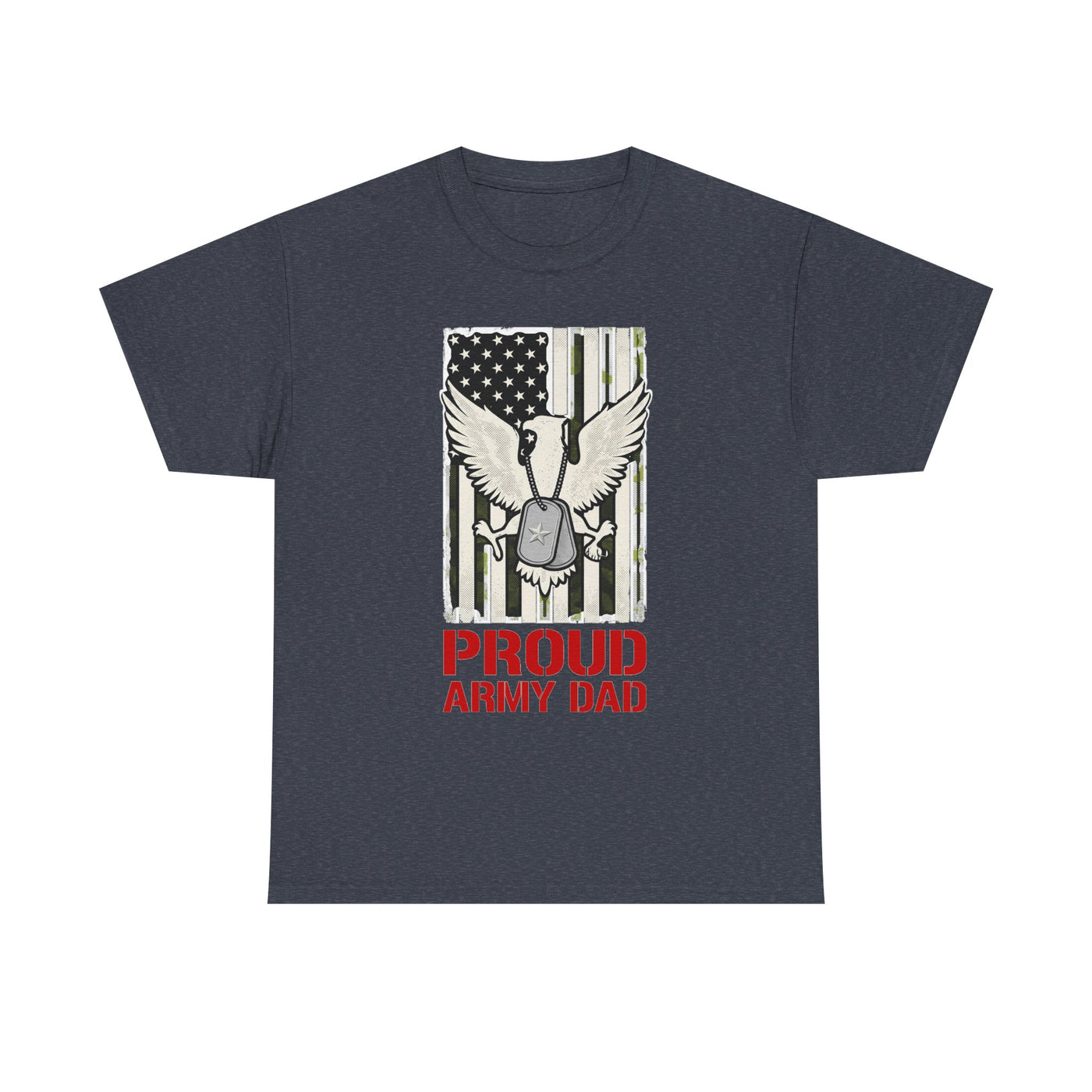 Proud Army Dad Dog Tags & Flag