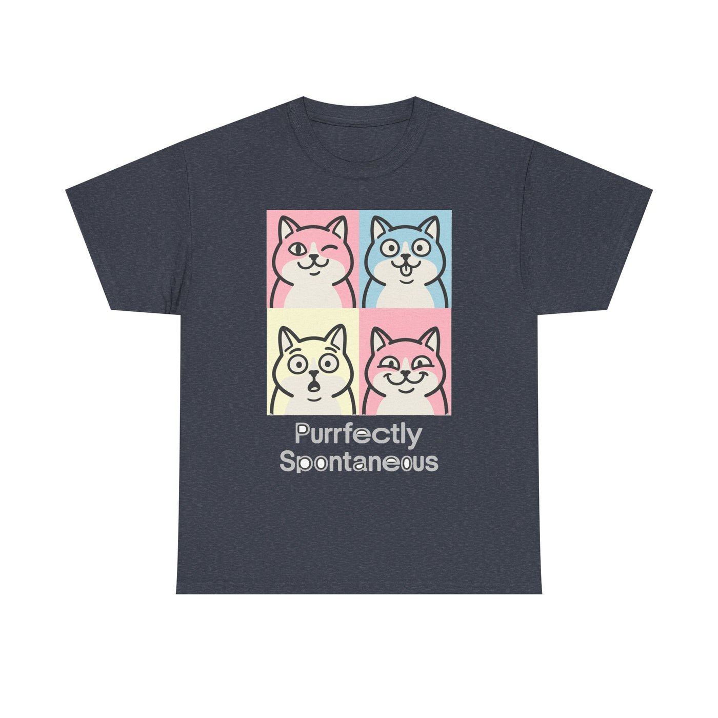 Pastel Pop Art Kitten Grid