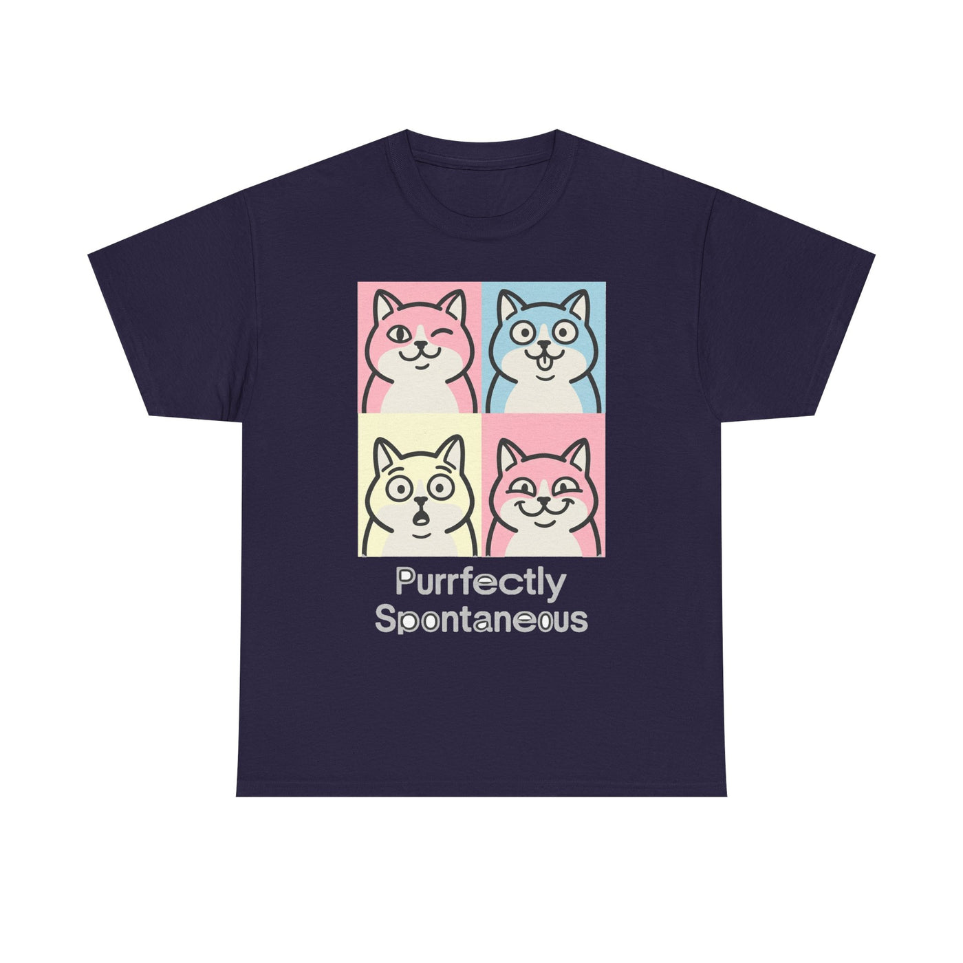 Pastel Pop Art Kitten Grid
