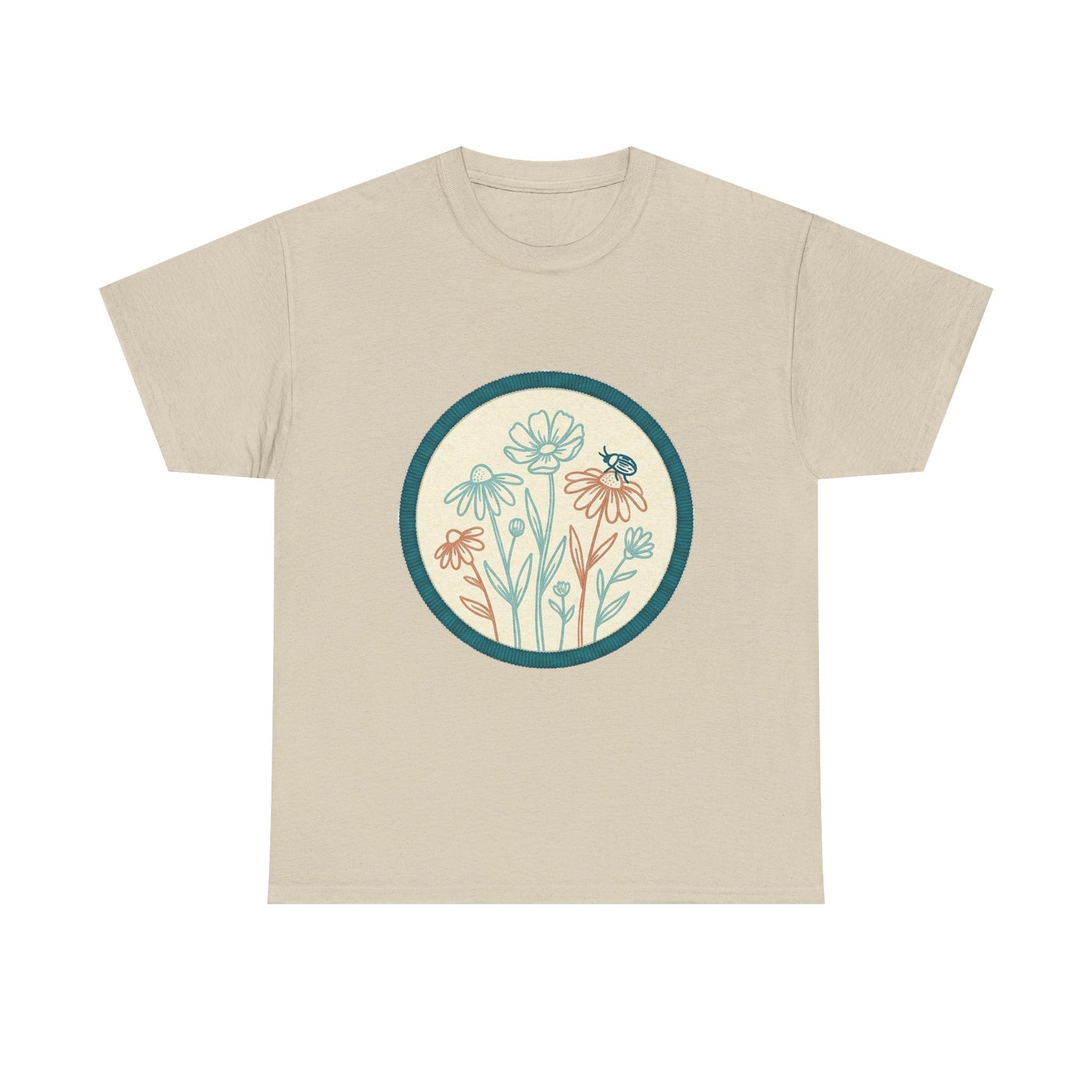 Grow Wild Faux Embroidery Tee