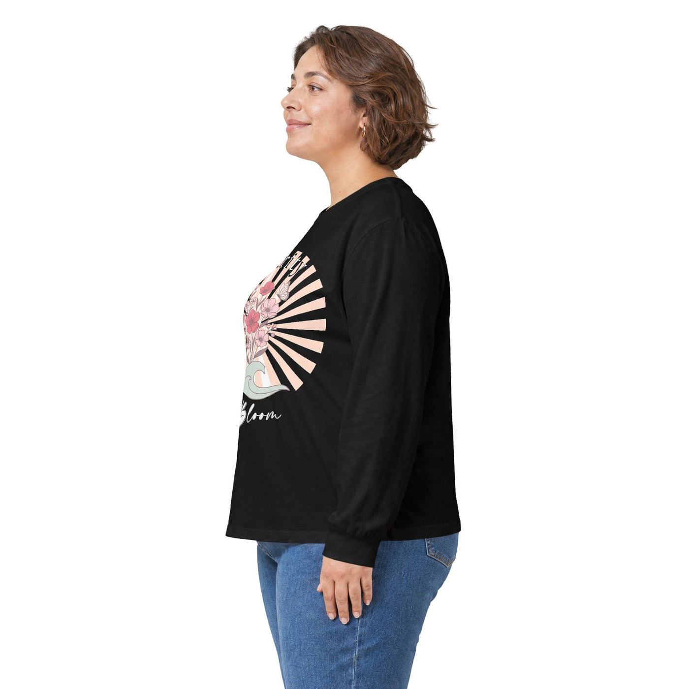 Clarity in Bloom Wildflower Sunburst Long Sleeve
