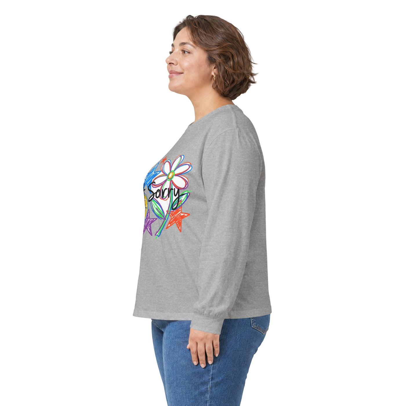 Scribble Your Own Rules Doodle Tee Long Sleeve