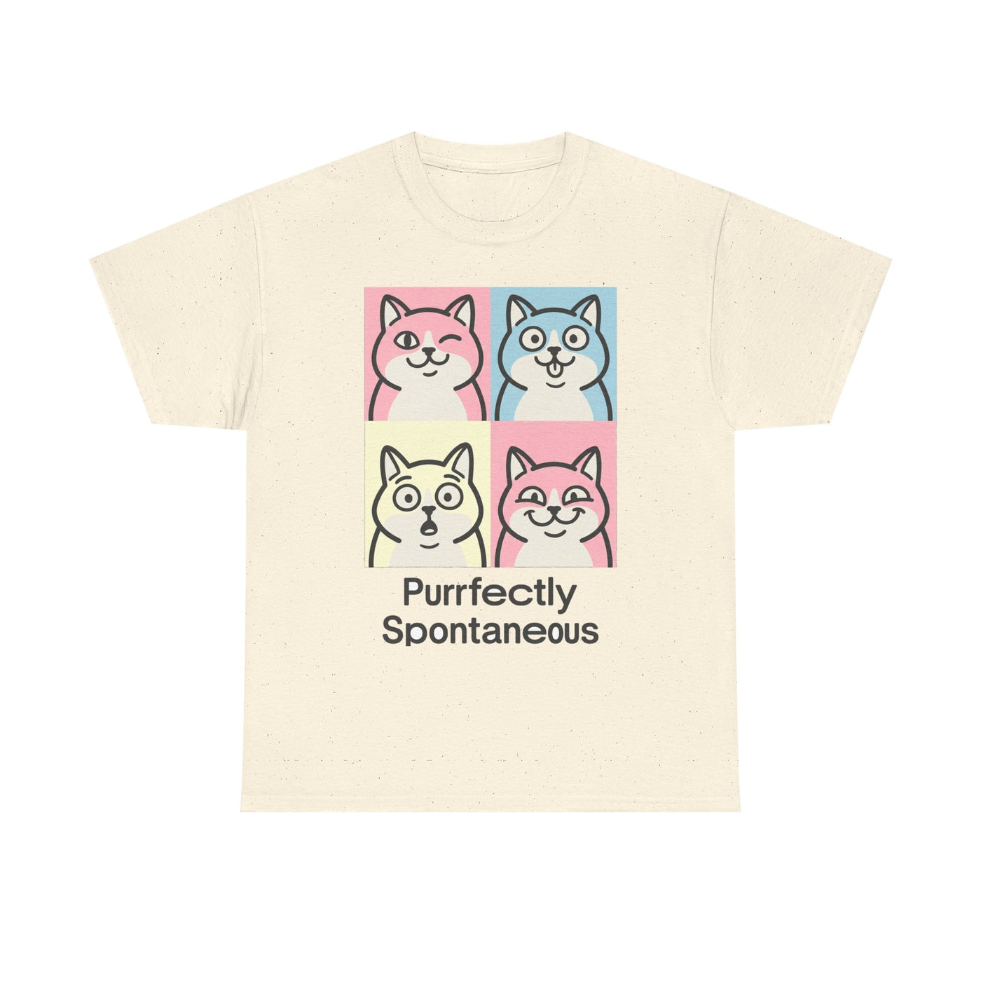 Pastel Pop Art Kitten Grid