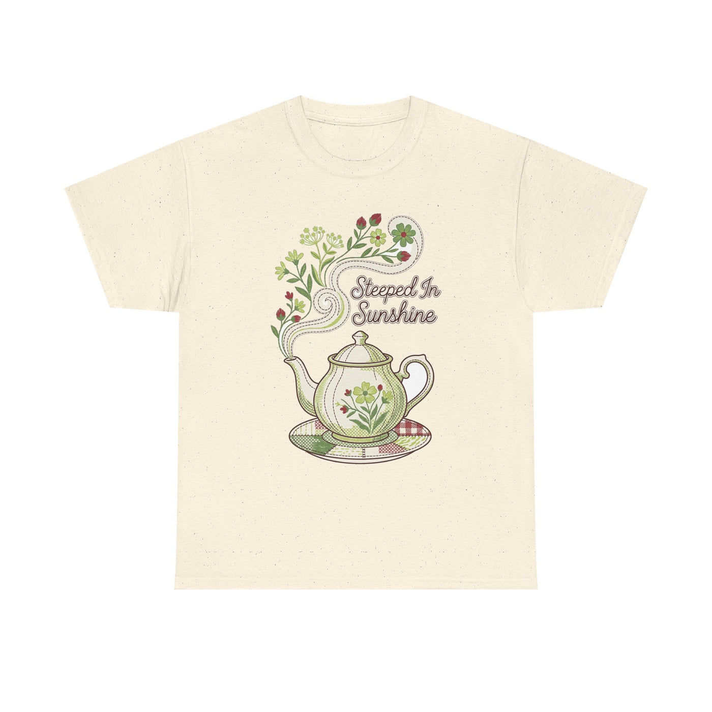Steeped In Sunshine Faux Stitch Teapot