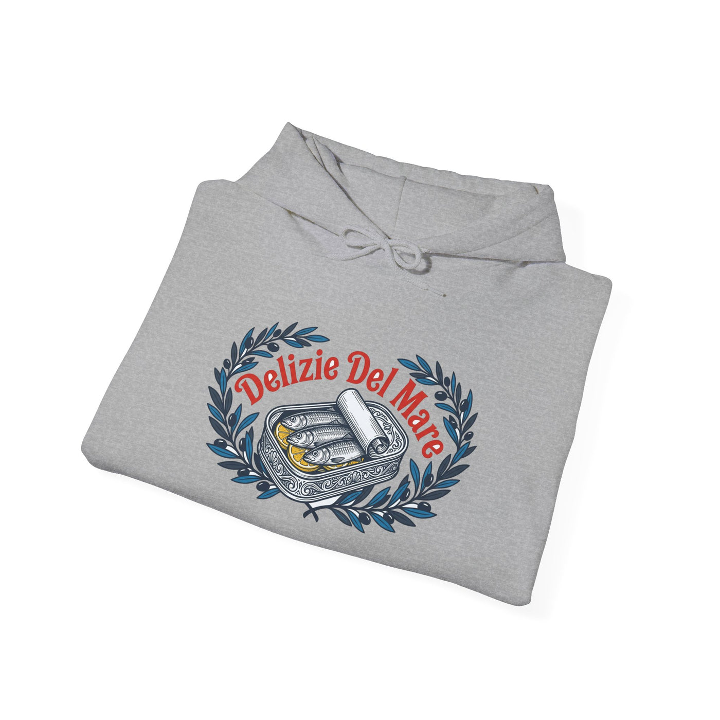 Retro Italian Sardine Tin Art Hoodie