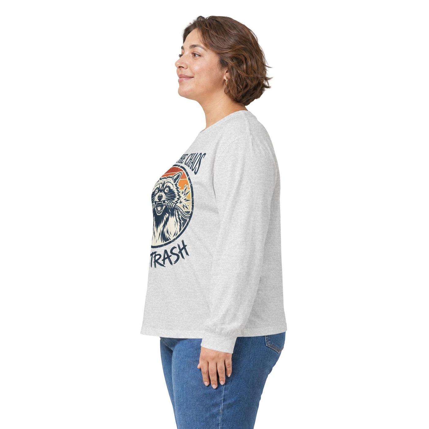 Feral & Free Retro Trash Panda Long Sleeve