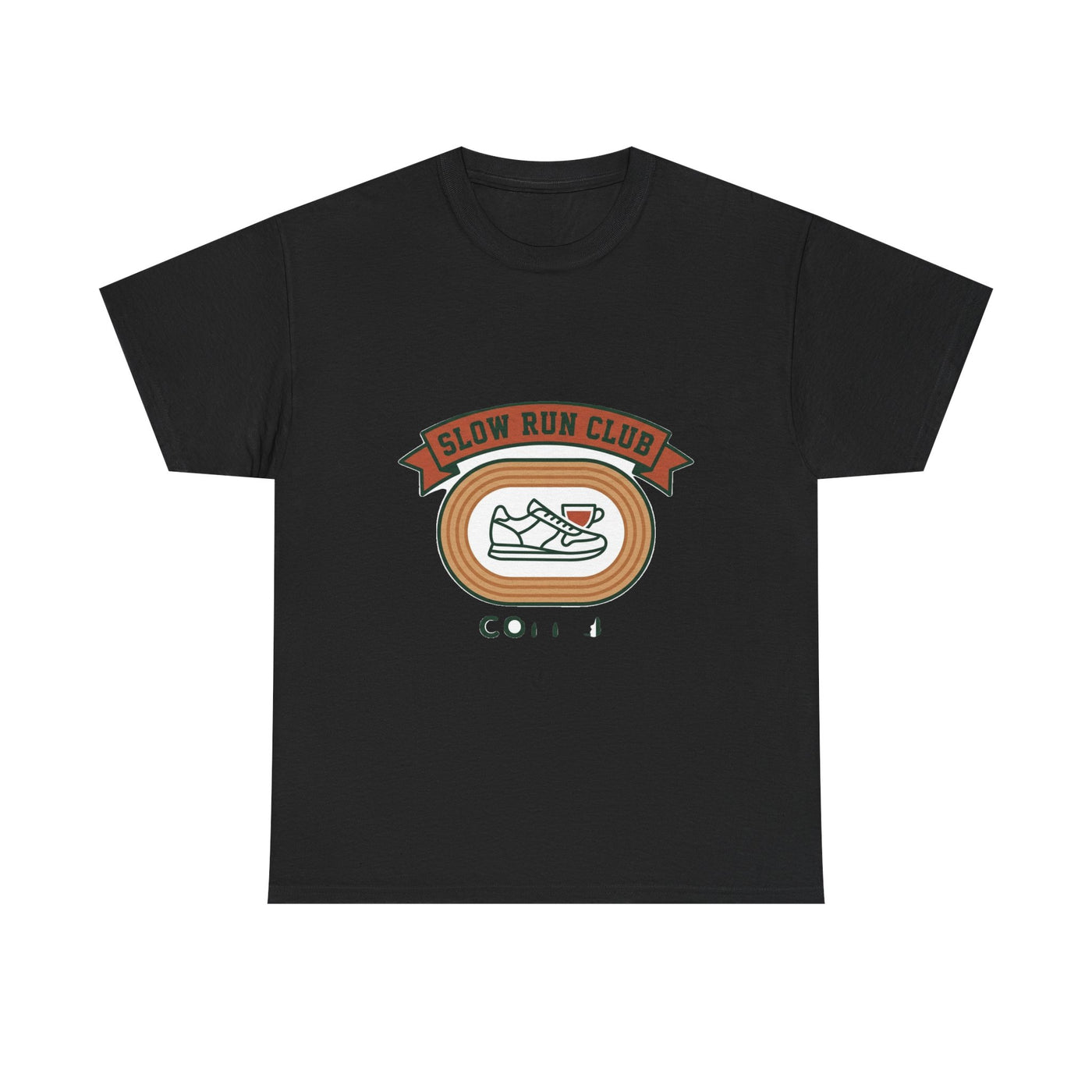 Retro Slow Run Coffee Crest Tee