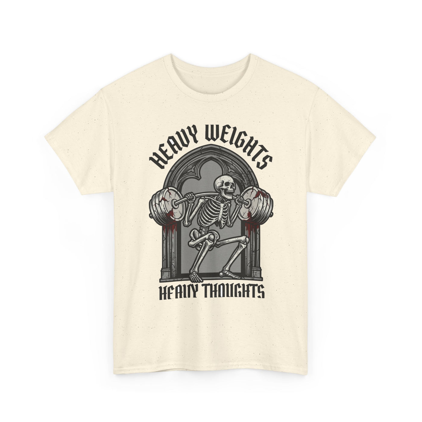 Heavy Weights Heavy Thoughts Skeleton Tee