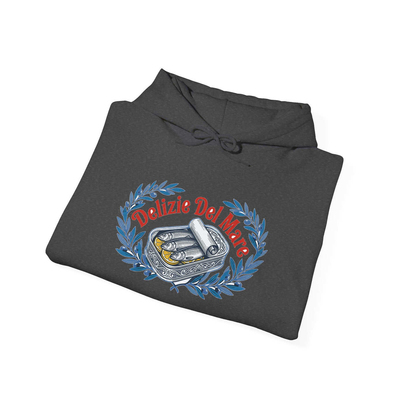 Retro Italian Sardine Tin Art Hoodie