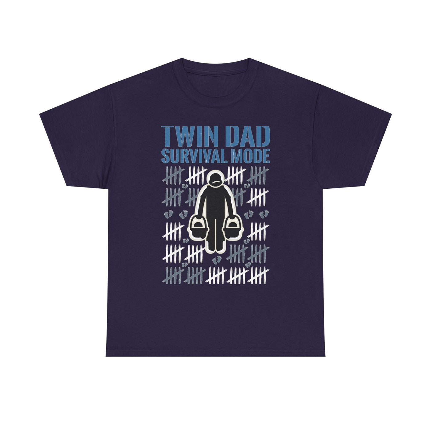 Twin Dad Survival Mode T-Shirt
