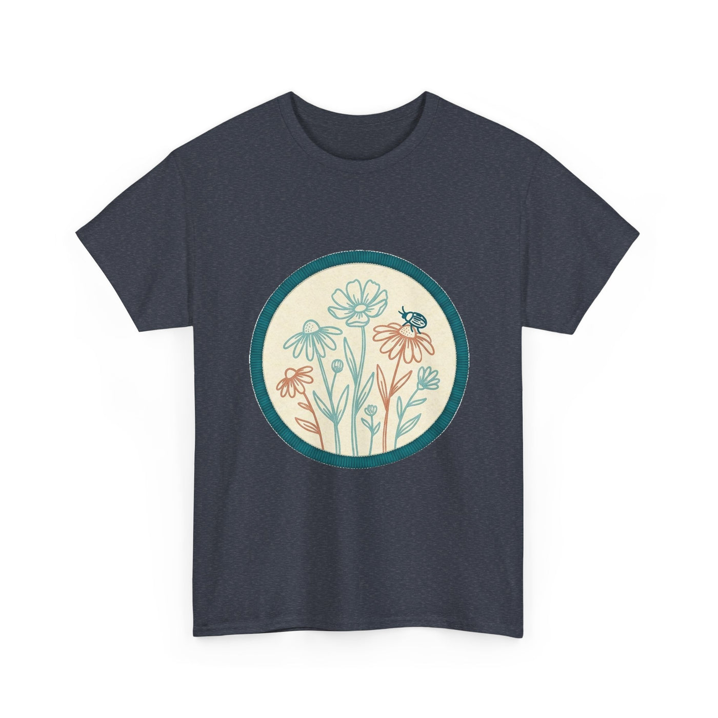 Grow Wild Faux Embroidery Tee