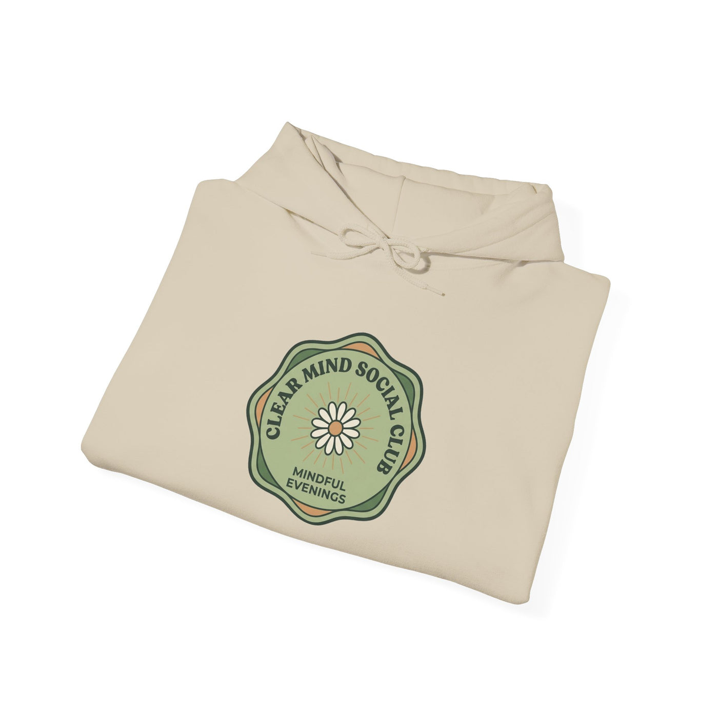 Clear Mind Social Club Badge Hoodie