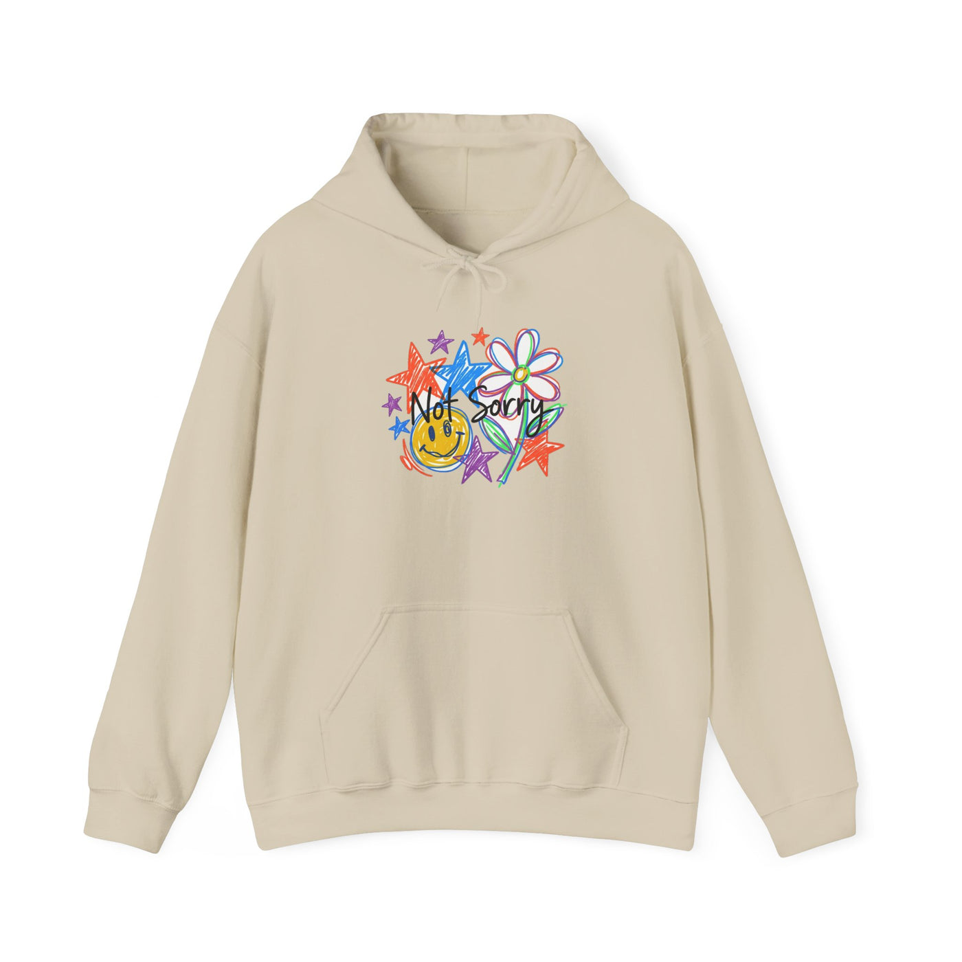 Scribble Your Own Rules Doodle Tee Hoodie