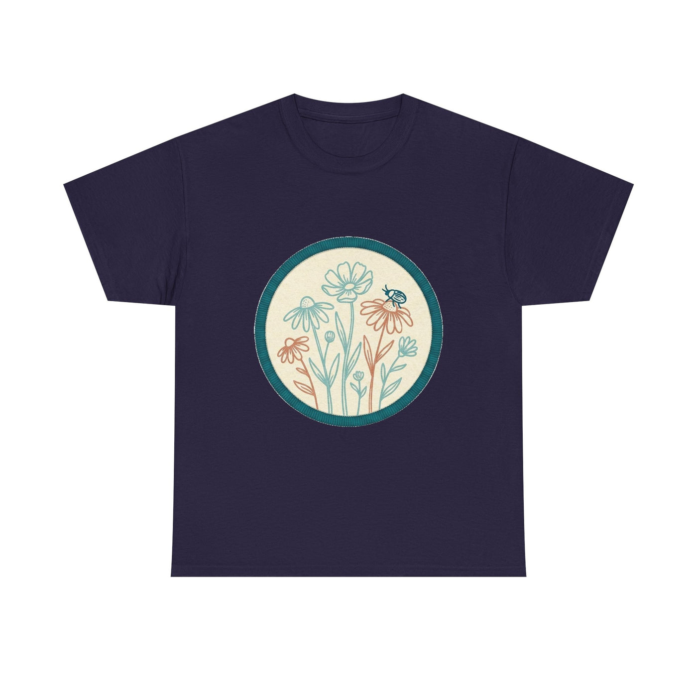 Grow Wild Faux Embroidery Tee
