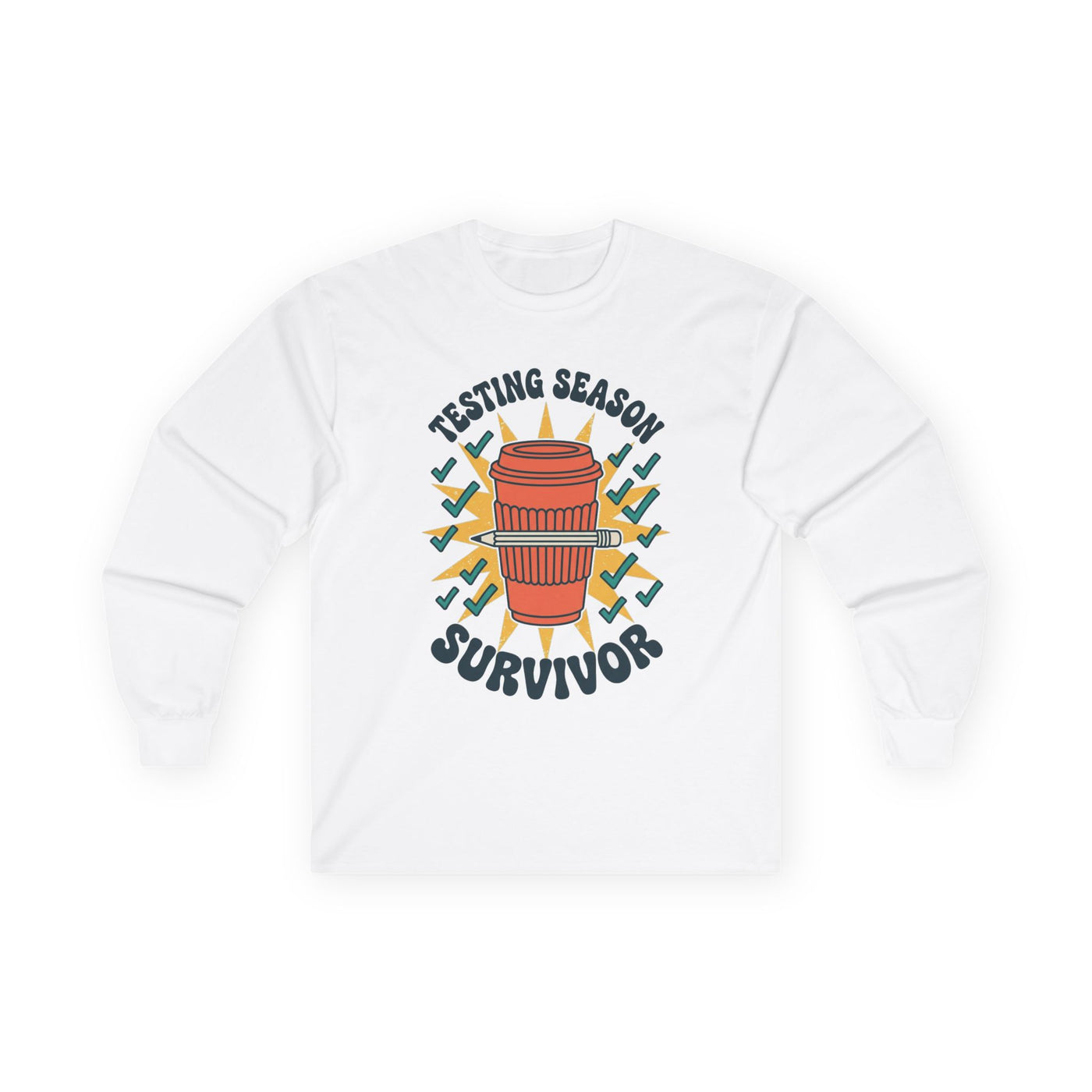 Testing Season Survivor Groovy Cup Long Sleeve