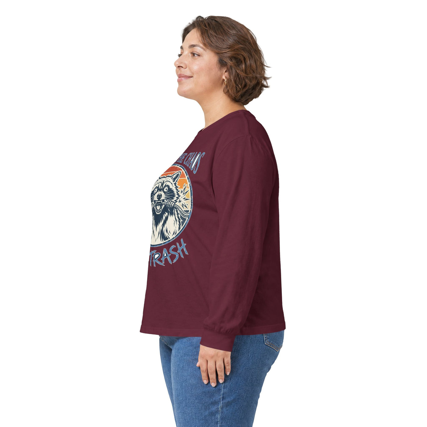Feral & Free Retro Trash Panda Long Sleeve