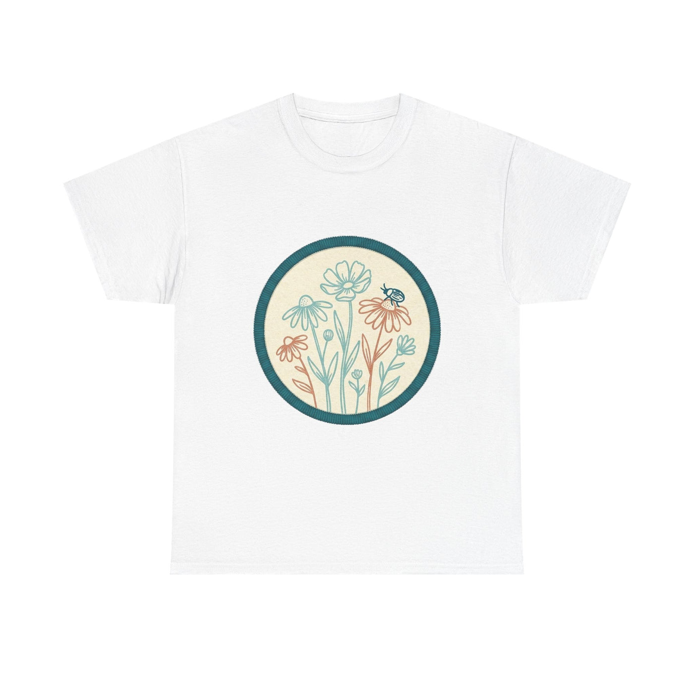 Grow Wild Faux Embroidery Tee