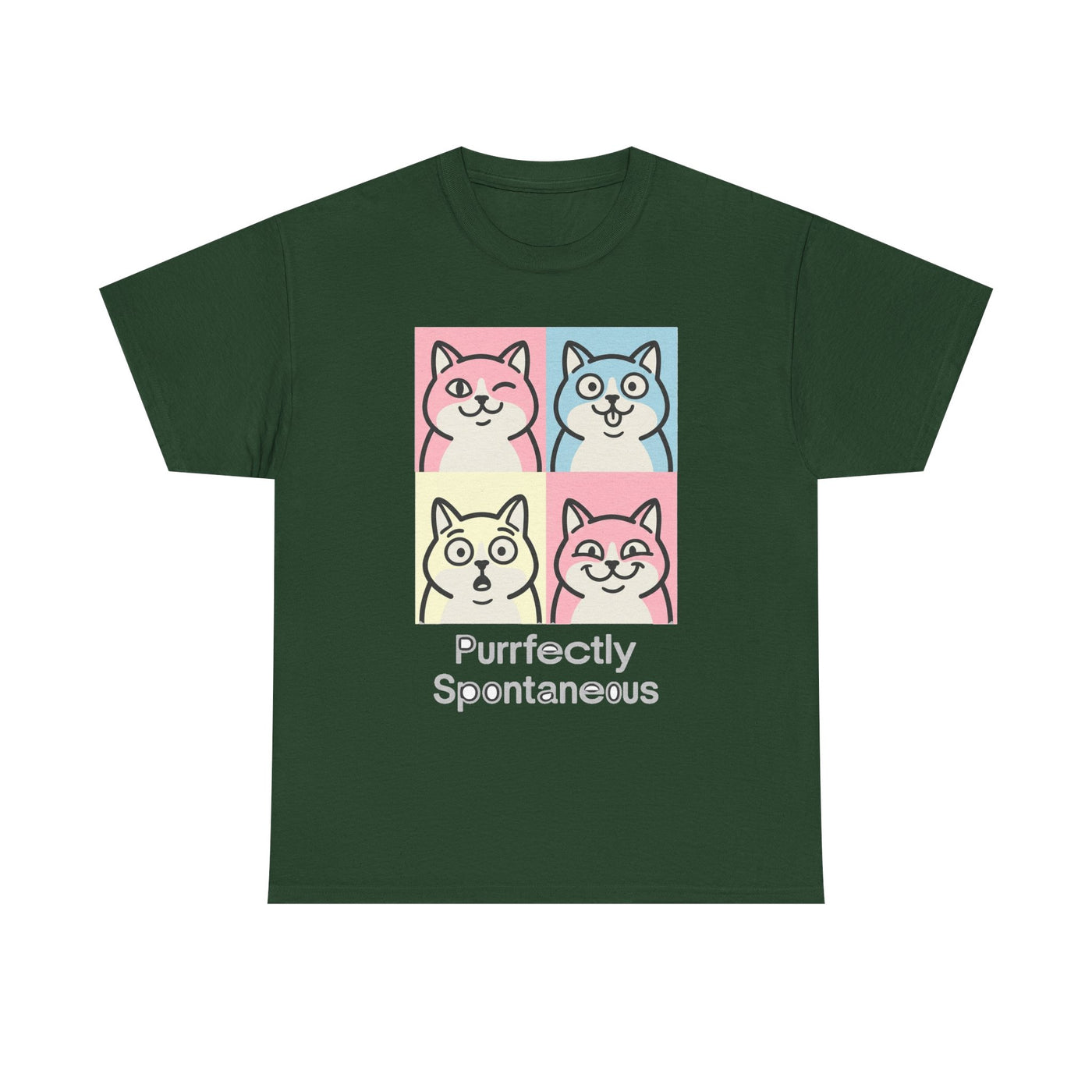 Pastel Pop Art Kitten Grid