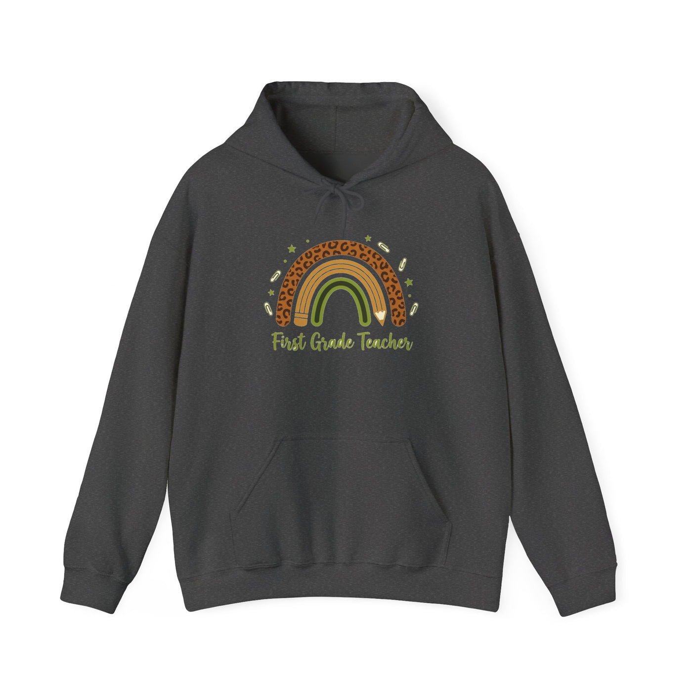 Boho Leopard Rainbow Grade Level Hoodie
