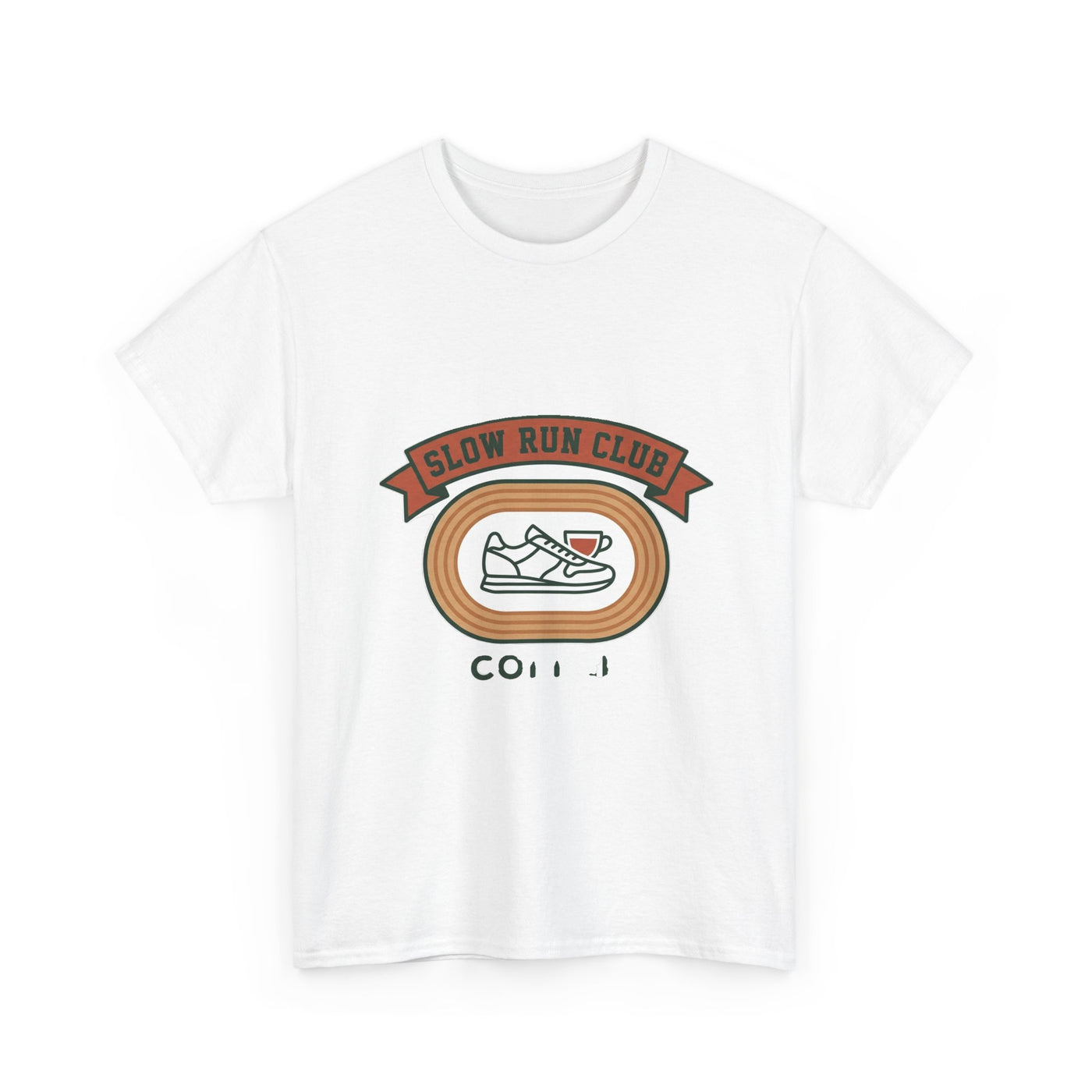 Retro Slow Run Coffee Crest Tee