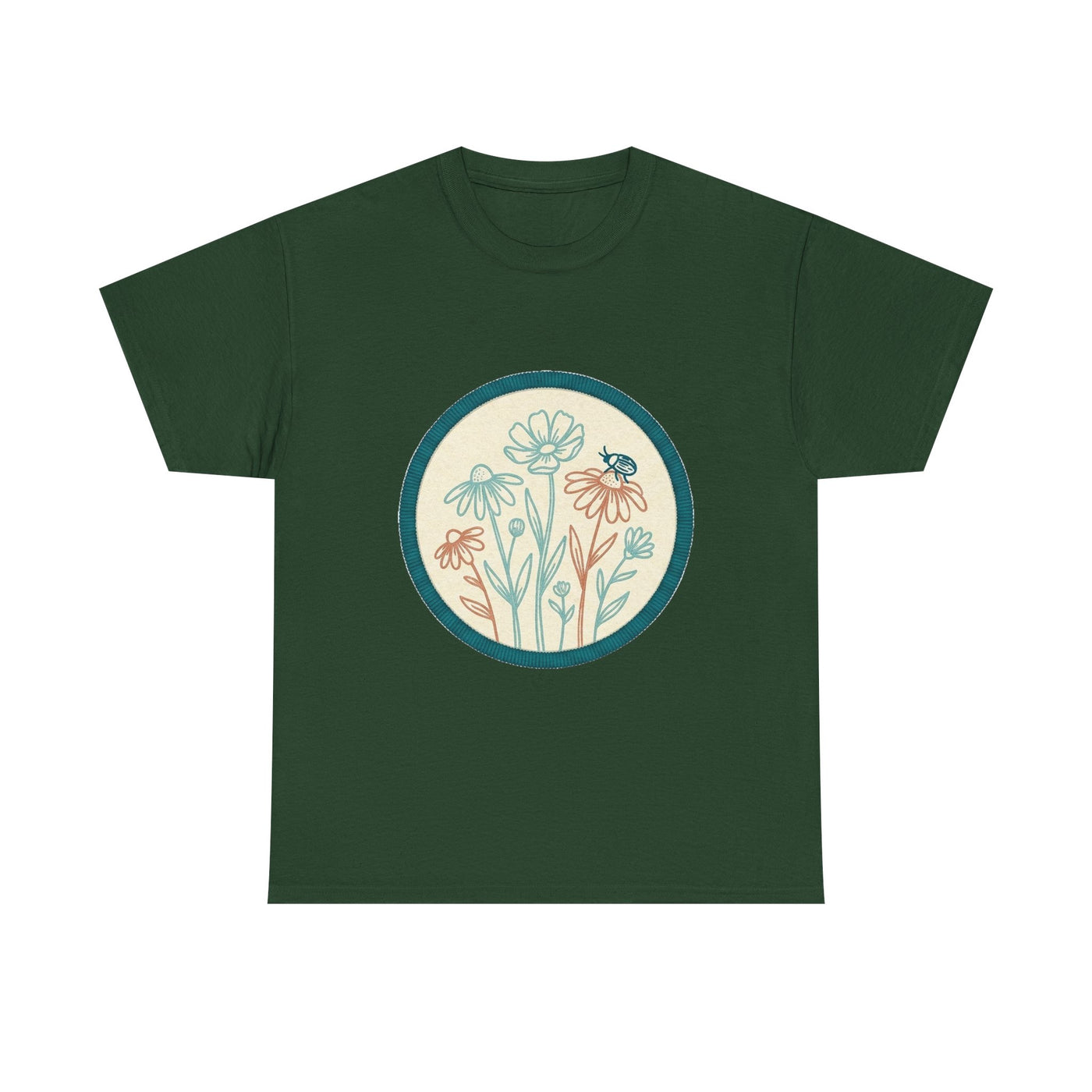 Grow Wild Faux Embroidery Tee