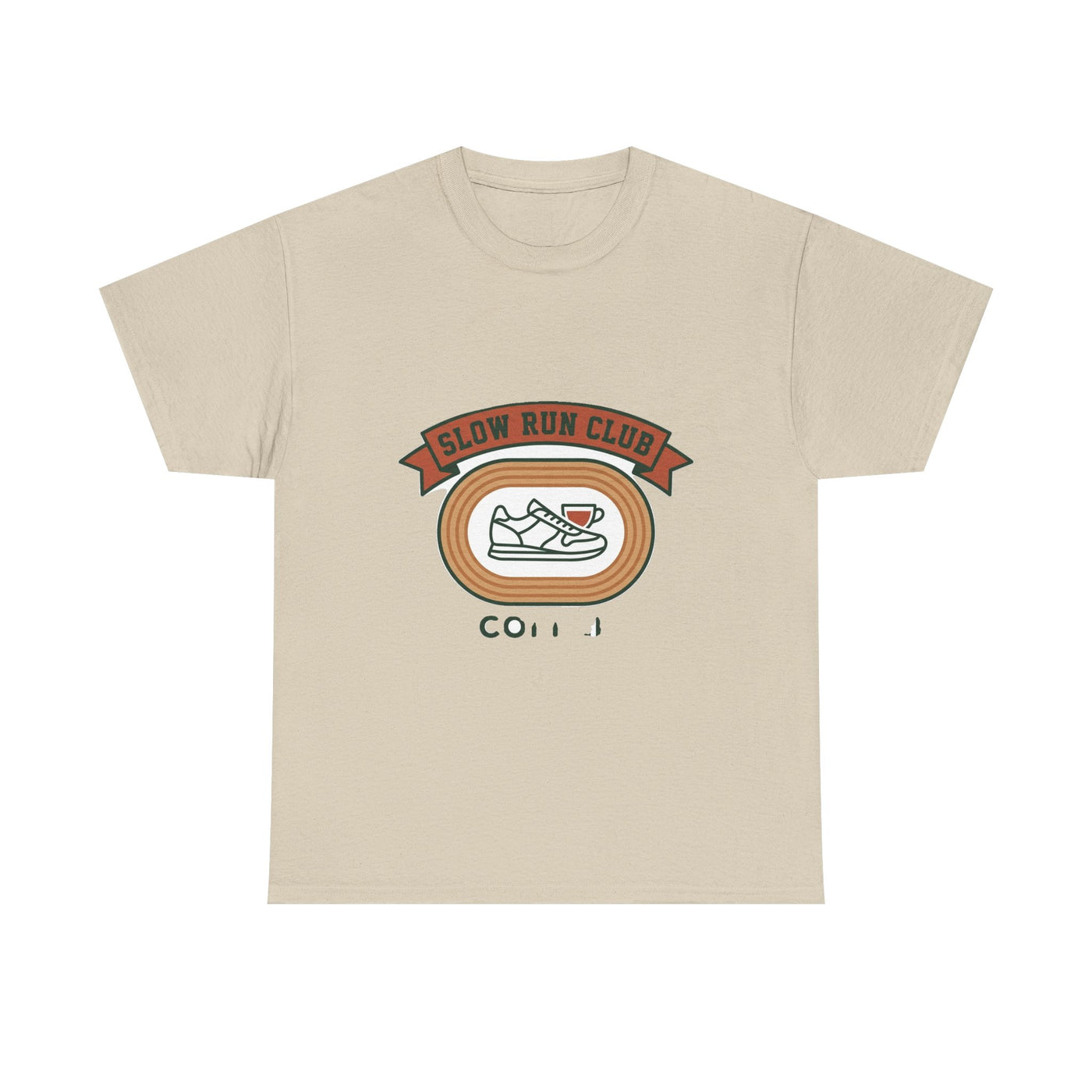 Retro Slow Run Coffee Crest Tee