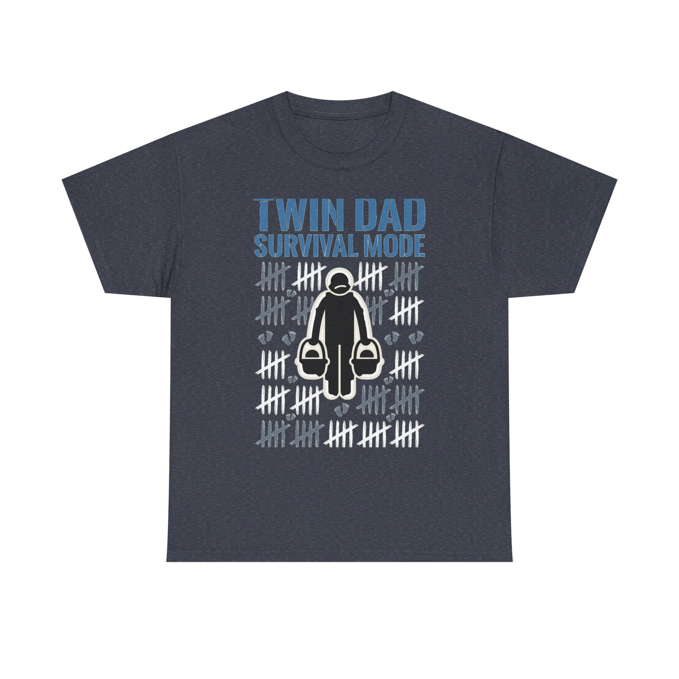 Twin Dad Survival Mode T-Shirt