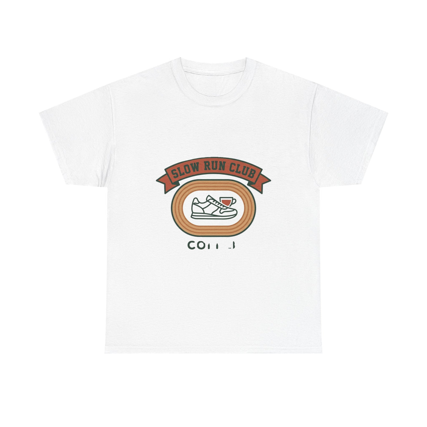 Retro Slow Run Coffee Crest Tee