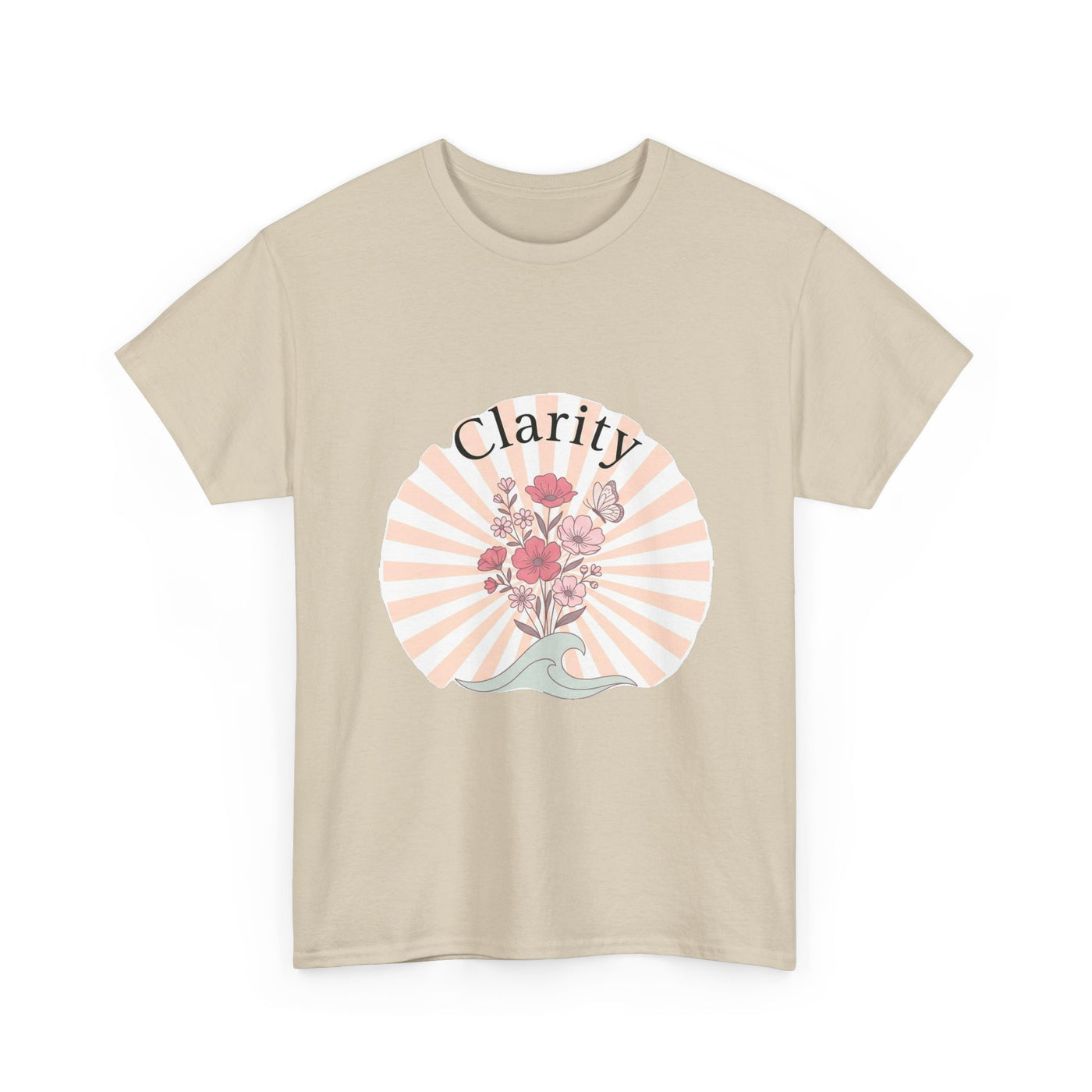 Clarity in Bloom Wildflower Sunburst Tee
