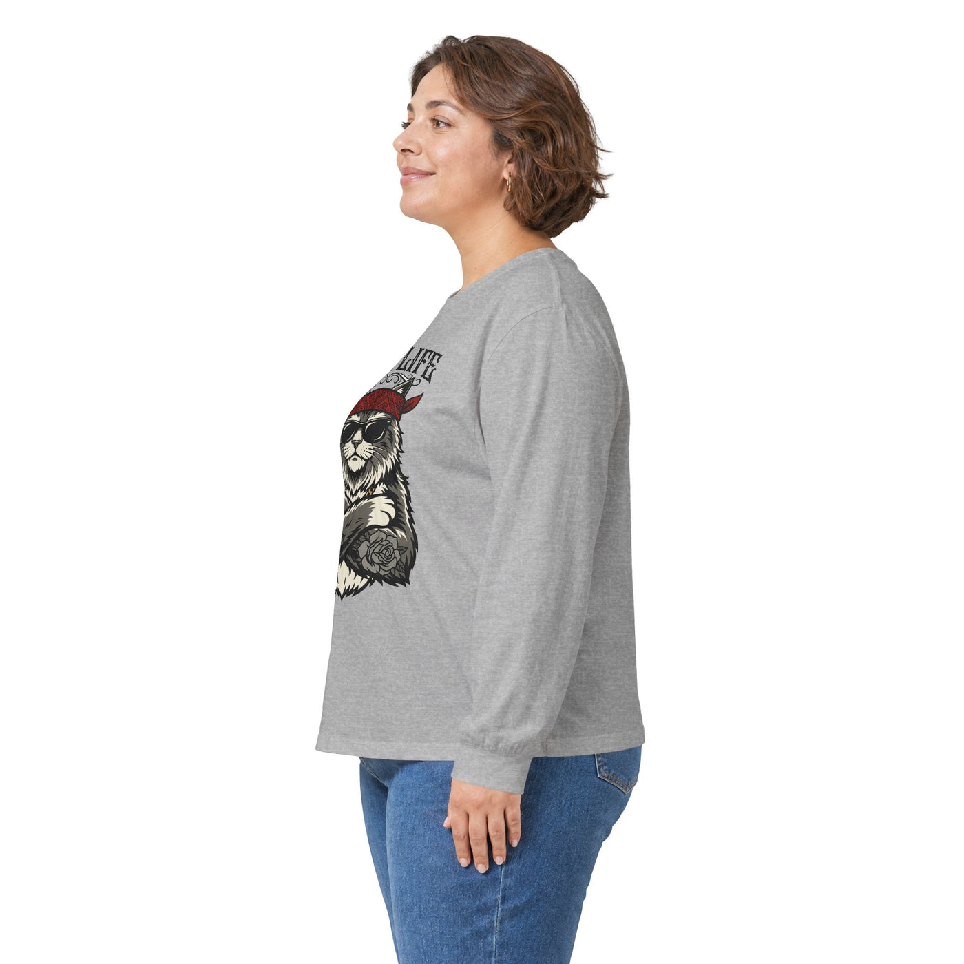 Hug Life Hardcore Bandana Feline Long Sleeve