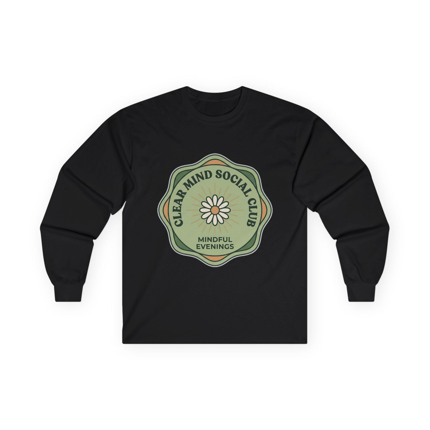 Clear Mind Social Club Badge Long Sleeve